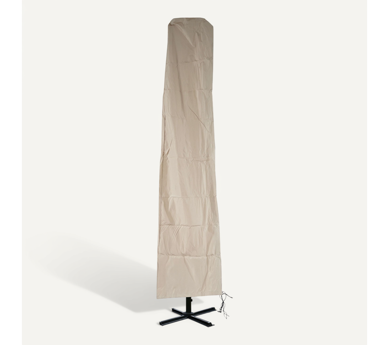 Housse De Protection Pour Parasol Hwc, Fermeture à Glissière ~ 3x4m Crème