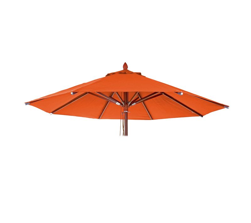 Toile De Rechange Pour Parasol Hwc-c57, D.4m Polyester 3kg ~ Terre Cuite
