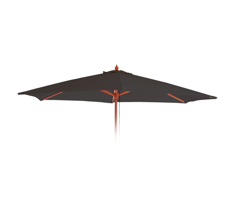 Toile De Rechange Pour Parasol Florida Ø 3m Polyester 6 Baleines Anthracite