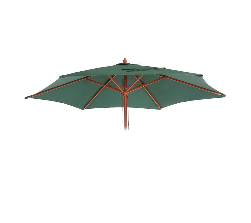 Toile De Rechange Pour Parasol Florida 3m Polyester 6 Baleines Vert Olive