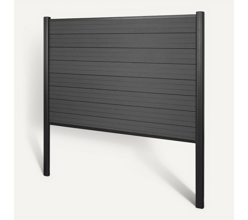 Pare-vue En Wpc Sarthe Élément De Base 190 cm Anthracite