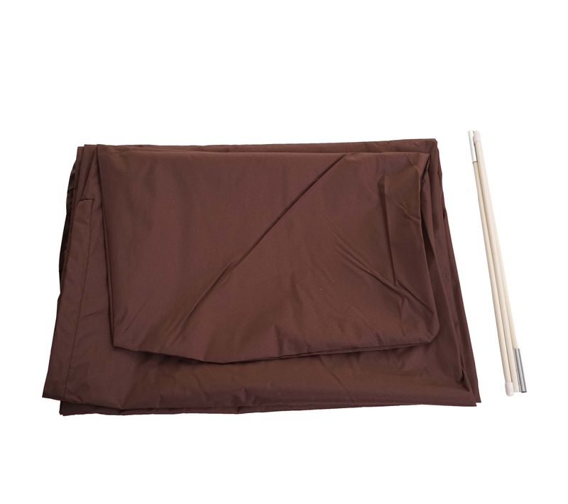 Housse De Protection Hwc Pour Parasol Jusqu'à 3,5 M Brun