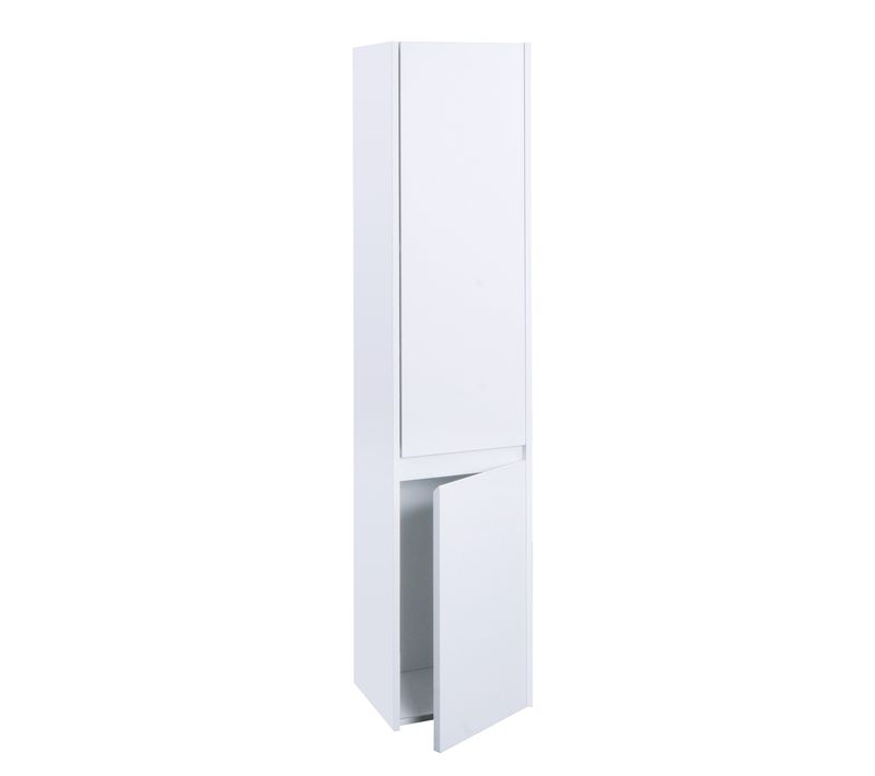 Colonne Suspendue Hwc-l86 2 Portes 3 Compartiments 160x33cm Blanc