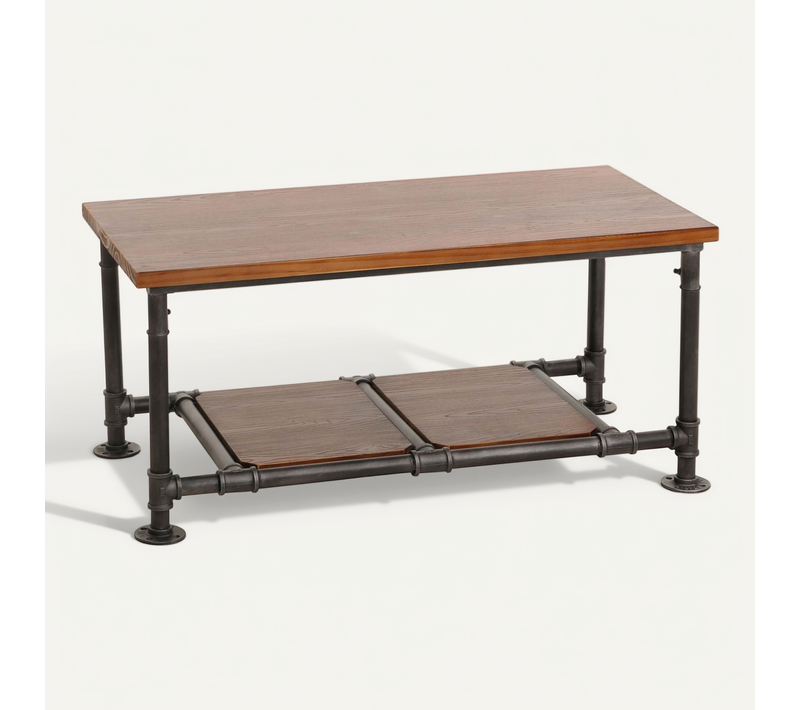 Table Basse Hwc-n27 48x100x50cm Marron