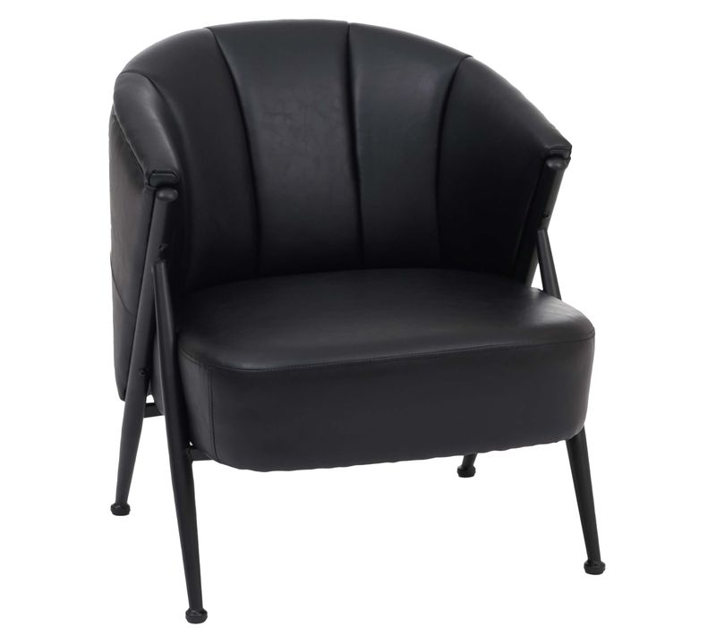 Fauteuil Hwc-p30 Similicuir Noir