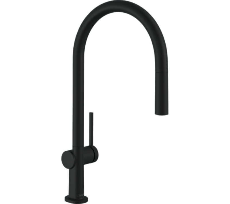 Robinet De Cuisine Avec Douchette Hansgrohe Talis M54 210 Sbox Noir Mat