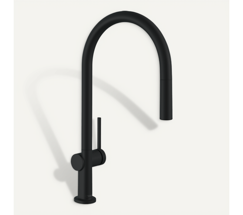 Robinet Douchette Hansgrohe Talis M54 210 Noir Mat