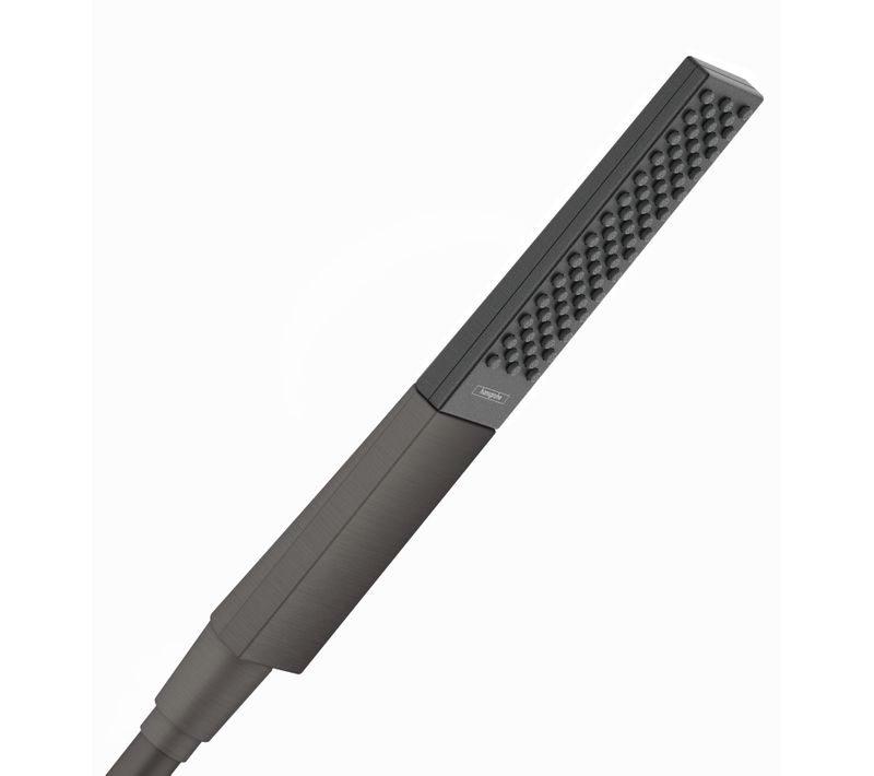 Douchette à Main 100 1jet Noir Chromé Brossé Rainfinity
