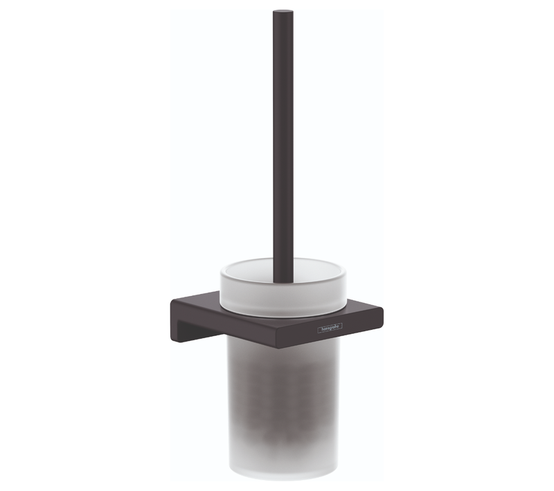 Porte-brosse Hansgrohe Wc Mural Noir Mat
