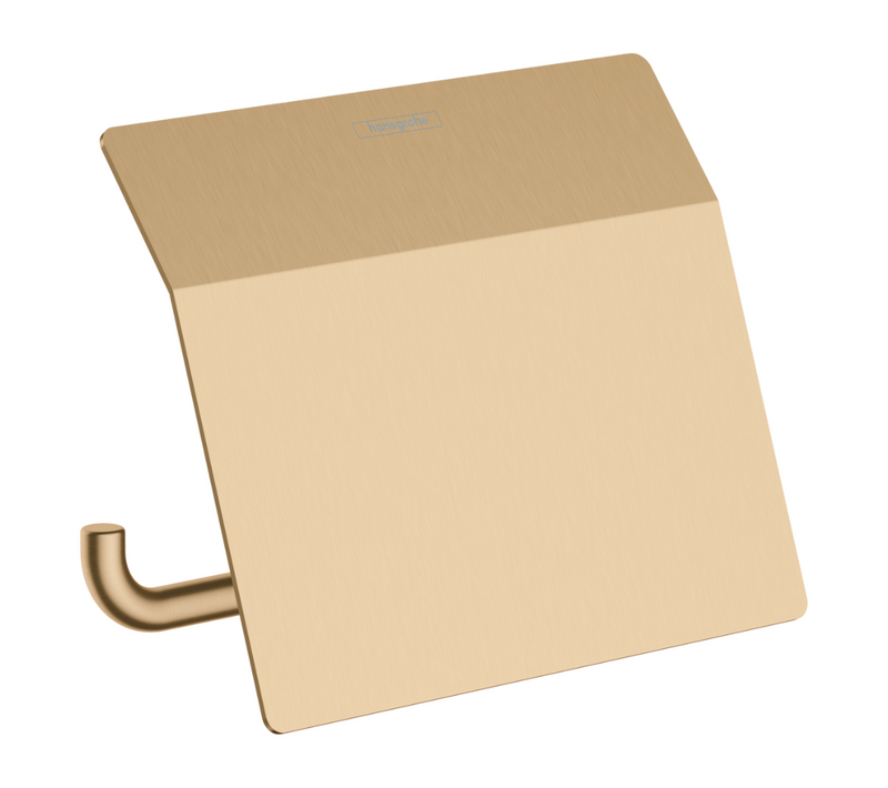 Porte-papier Wc Avec Couvercle Bronze Brossé Addstoris