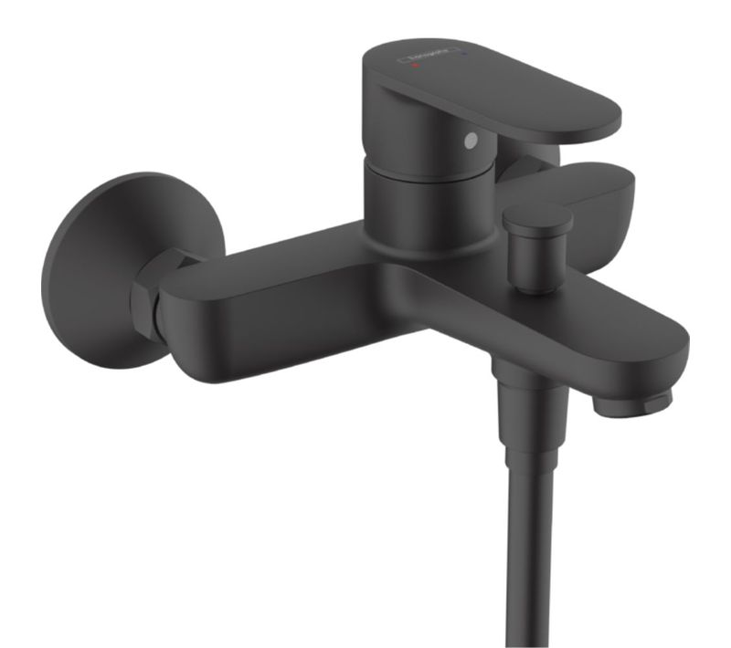 Mitigeur Bain Douche Mécanique Hansgrohe Vernis Blend Noir Mat