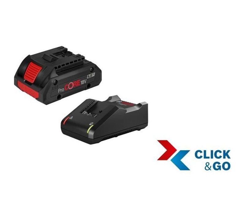 Pack Démarrage Batterie Procore 18v 4,0 Ah + Chargeur Rapide Gal 18v-40