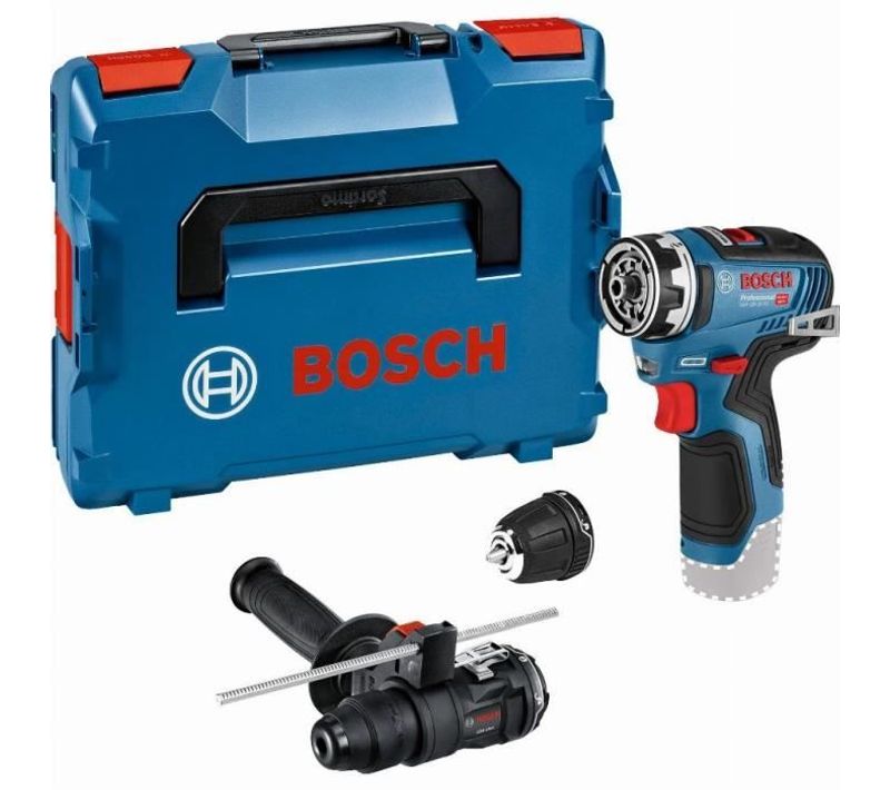 Perceuse-visseuse Gsr 12v-35 Fc + Gfa 12-h + Gfa 12-b + L-boxx - 06019h300b