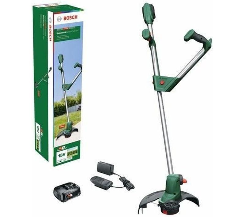Tondeuse-dresse-bordures 2-en-1 Sans Fil 18 V – 26 Cm, Poignée V Ergonomique