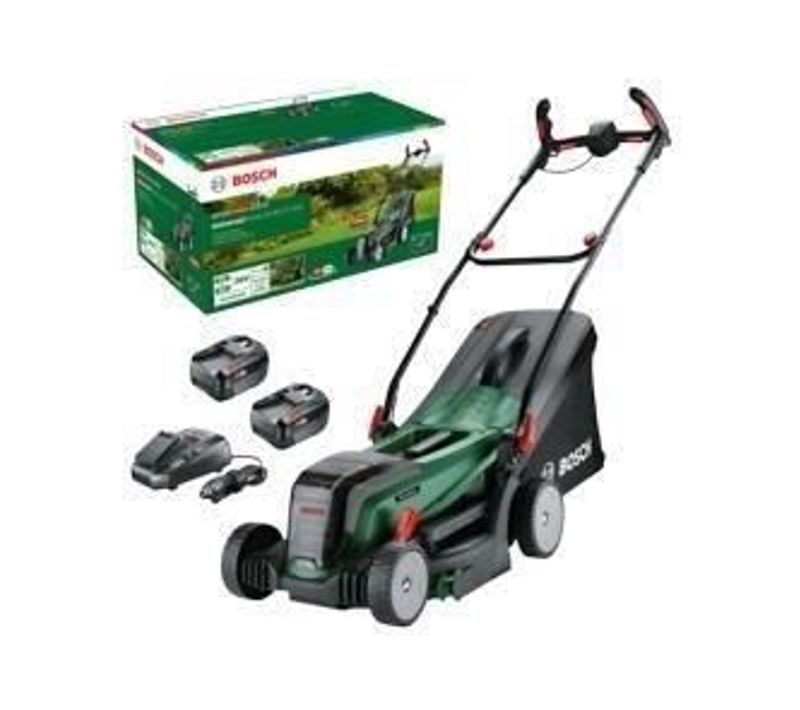 Tondeuse Universalrotak 37-550 - Avec 2 Batteries 4,0 Ah Et Chargeur