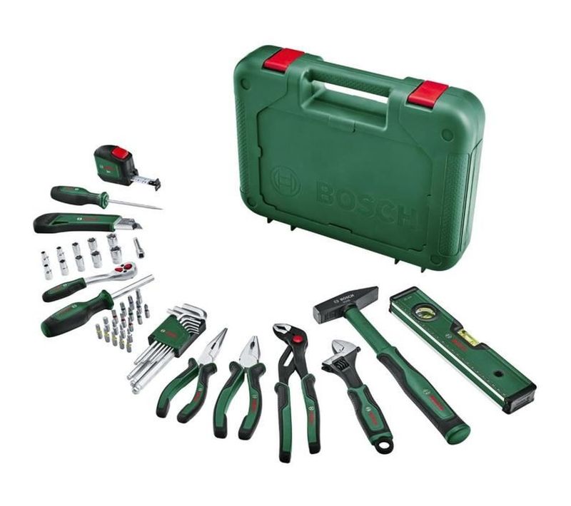 Coffret D'outils 52 Pièces - Mallette Robuste, Tournevis, Douilles Et Pinces
