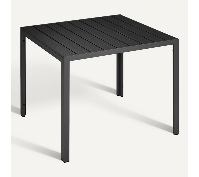 Table De Jardin Maren En Aluminium Noir