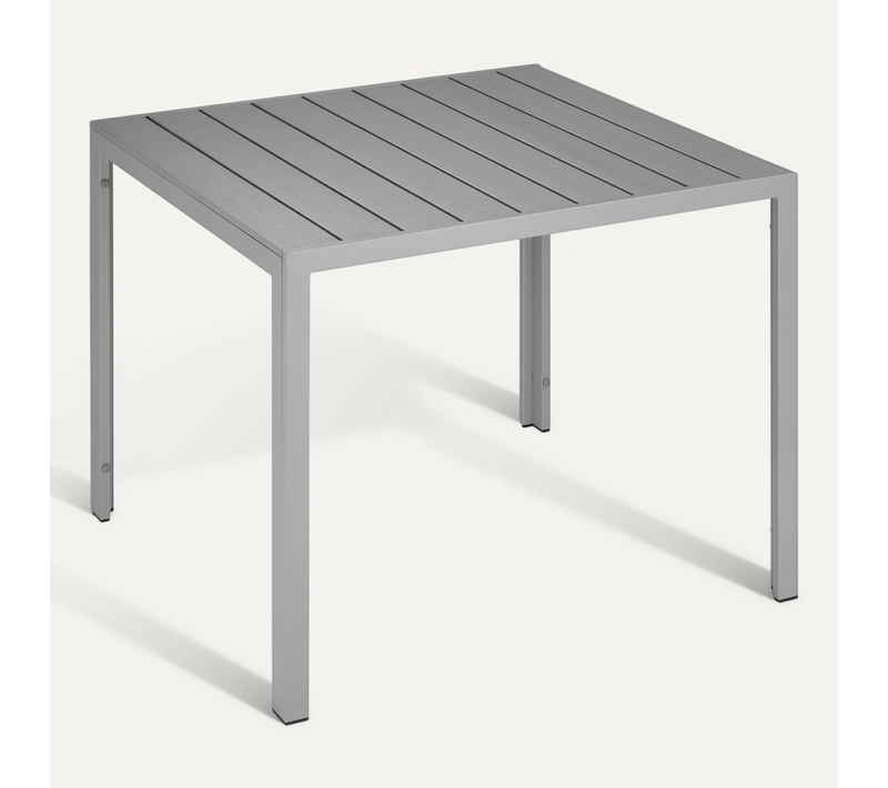 Table De Jardin Maren En Aluminium Argent