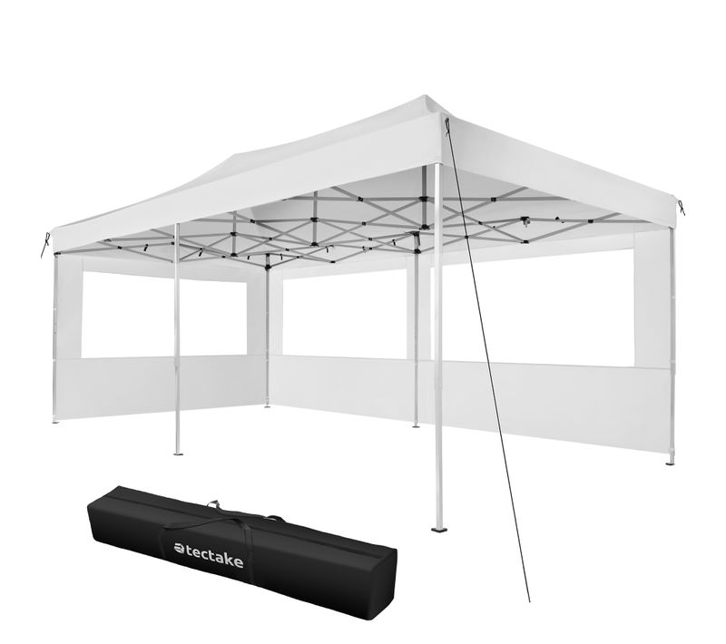 Pavillon De Jardin Viola En Polyester, Aluminium Blanc