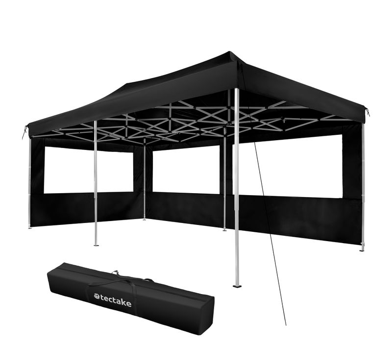 Pavillon De Jardin Viola En Polyester, Aluminium Noir