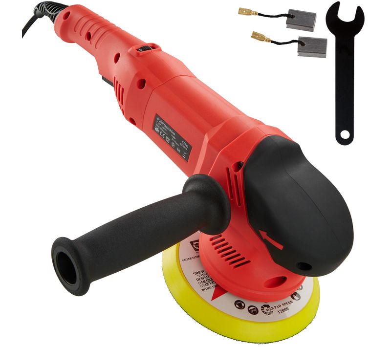 Polisseuse Voiture Lustreuse Auto Excentrique Machine à Polir Disque Polissage Noir/rouge