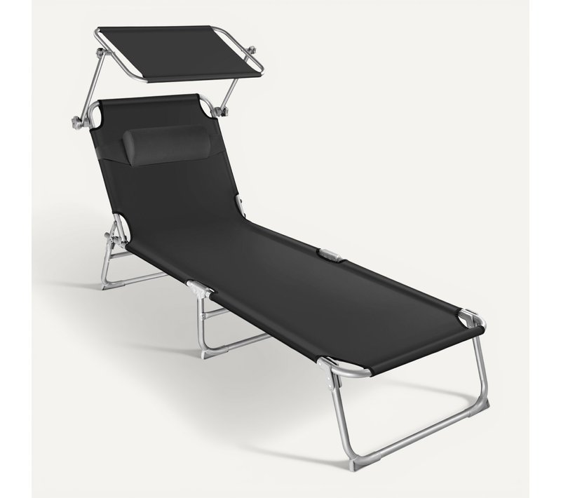 1 Transat Chloé En Polyester, Acier Noir