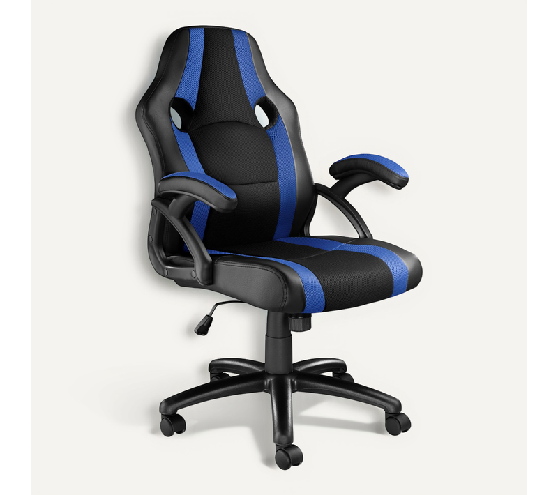 Chaise Gamer Benny Bleu