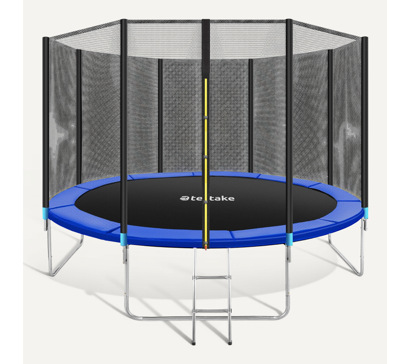 1 Trampoline Modèle B Garfunky En Acier Noir/bleu