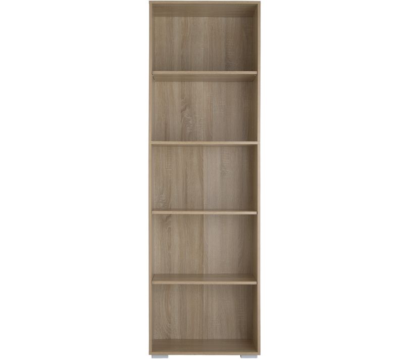 1 Bibliothèque Moderne Et Fonctionnelle Lexi En Bois Mdf Bois Clair, Chêne Sonoma