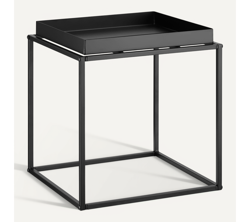 1 Table D'appoint Cambridge En Acier Noir