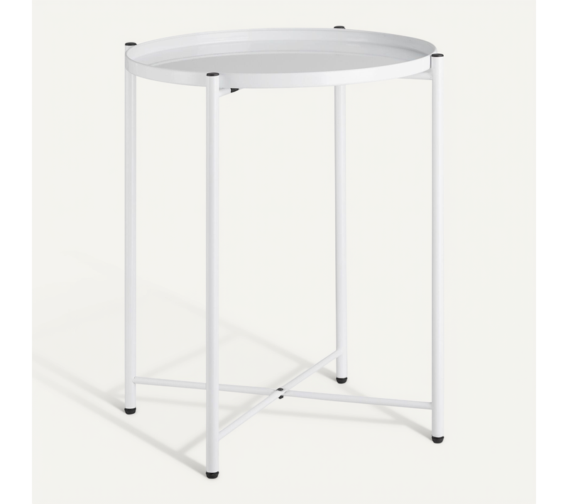 Table D'appoint Chester En Acier Blanc