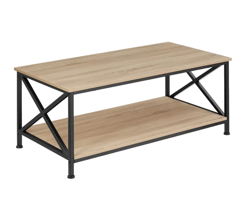 Table Basse Élégante Et Durable Style Industriel Rustique Boracay