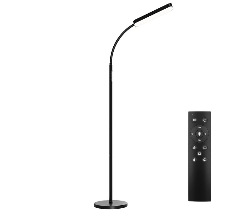 1 Lampadaire Prisma En Acier Noir