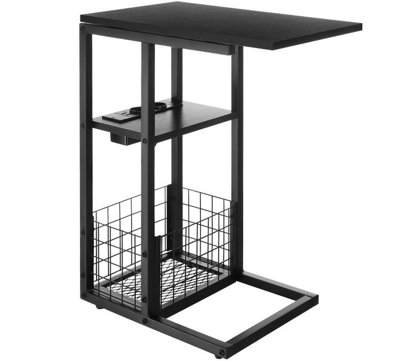 Bout de canapé Pour Ordinateur Portable Avec Station De Charge Intégrée