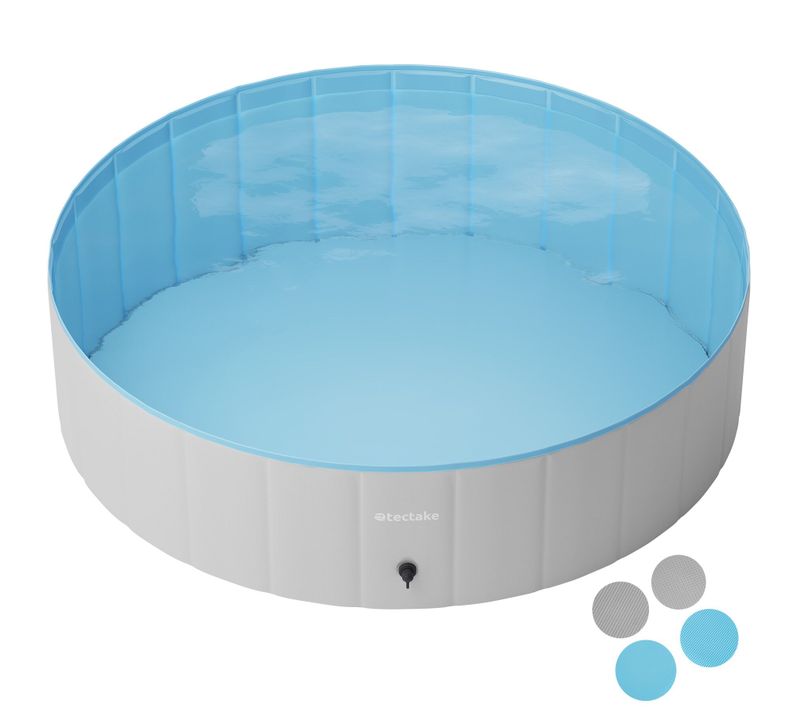 Piscine Pliable Pour Chien Ronde Antidérapante Résistante 120cm