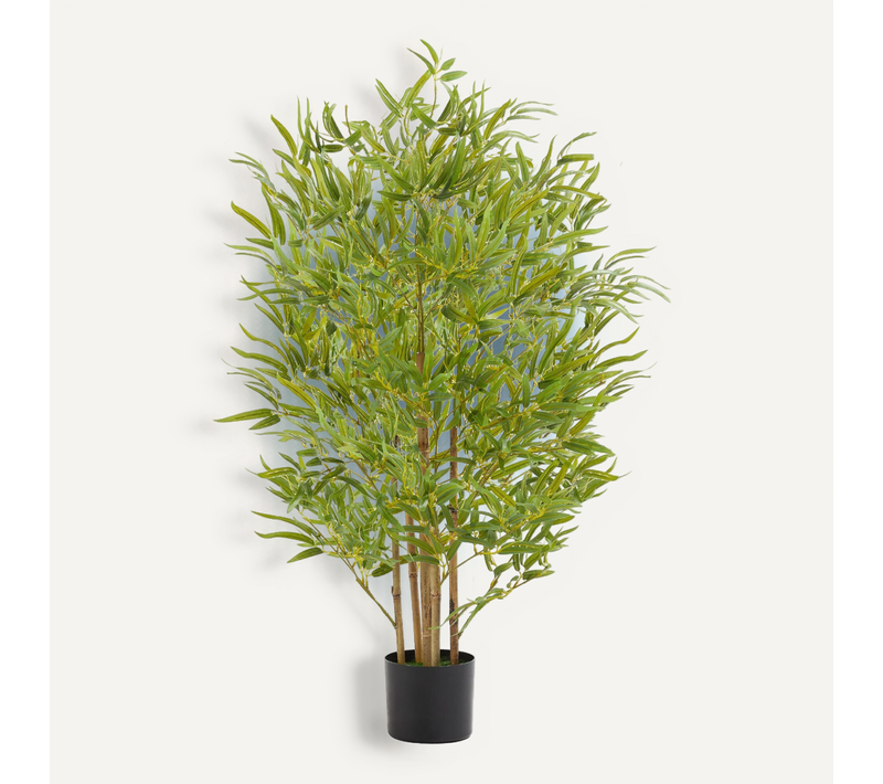1 Arbre En Bambou Artificiel Bambosa En Polyéthylène Vert