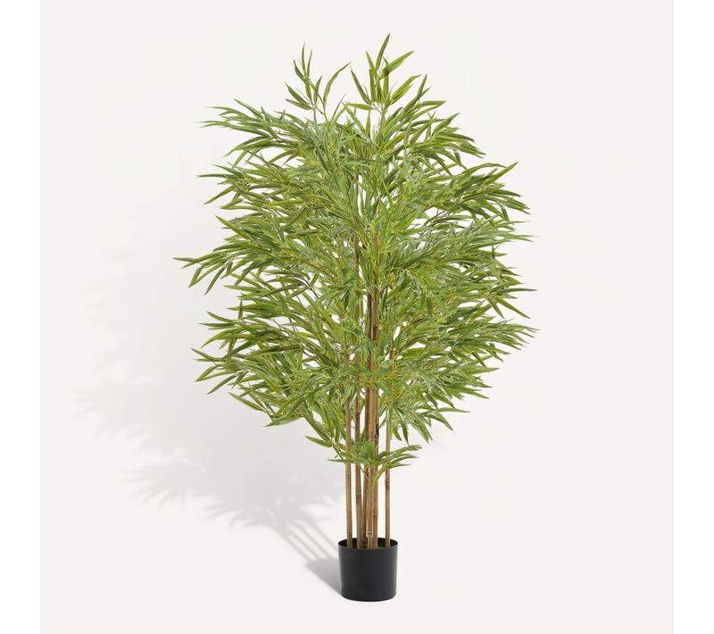 1 Arbre En Bambou Artificiel Bambosa En Polyéthylène Vert
