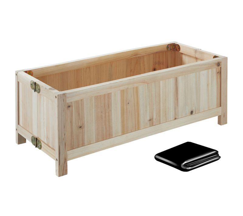 Carré Potager Blomster En Bois Marron