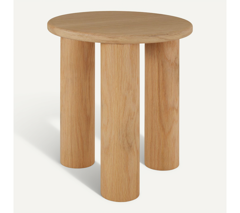 1 Table D'appoint Sisi En Bois De Pin Chêne Clair