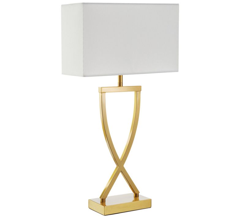 1 Lampe De Table Avina En Fer Couleur Laiton
