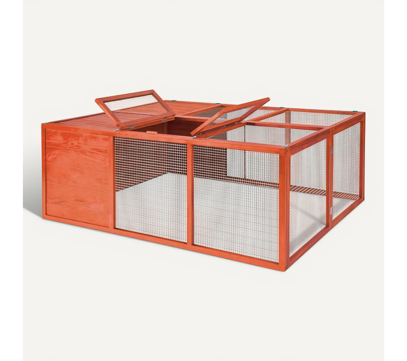 1 Clapier Pour Rongeurs Murphy En Bois Marron