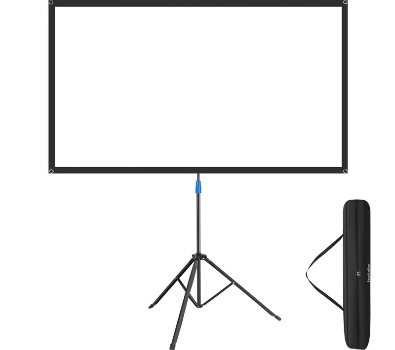 écran De Projection Cinema Avec Trépied Pliable 16:9 4k HD 60 Pouces 152cm Portable