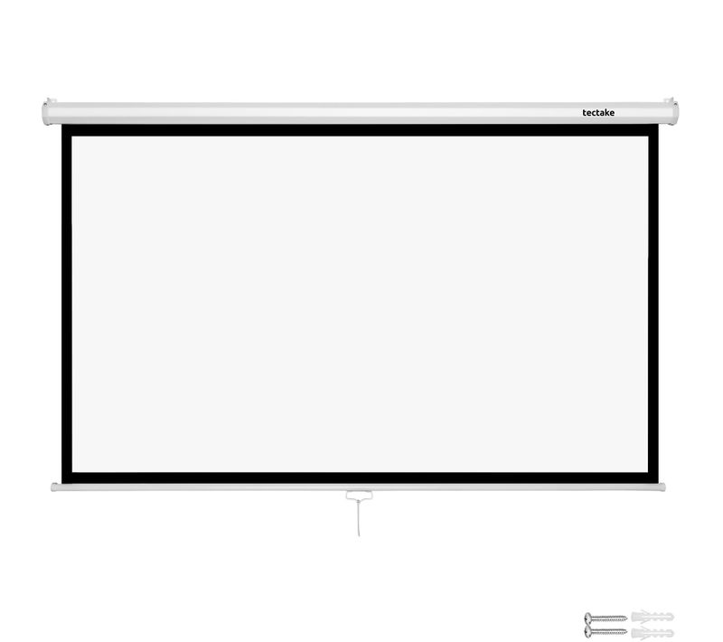 écran De Projection Cinéma Maison 84 Pouces 16:9 4k Blanc