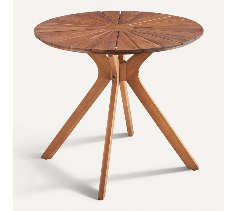 1 Table De Jardin Pollensa En Acacia Marron