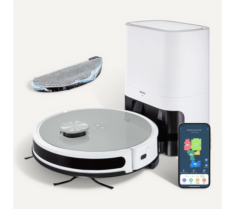 X21 Sw - Robot Aspirateur Laveur Avec Station De Vidange - Navigation Laser