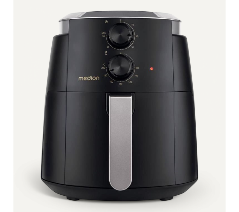 Friteuse à Air Chaud - Md13020 - Airfryer - 1500 Watts - Minuterie 60 Min - Jusqu'a 200°c - 4,7 L