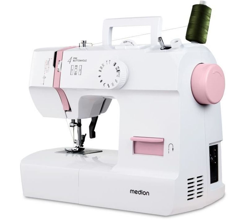 Machine à Coudre - Sm 70 - 71w - 12 Points - 700 Tr/min - LED - Rose