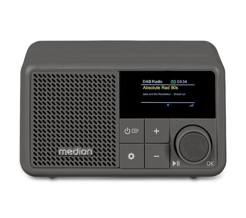 Mini Radio - Dab/fm - Mono 2w Rms - Gris