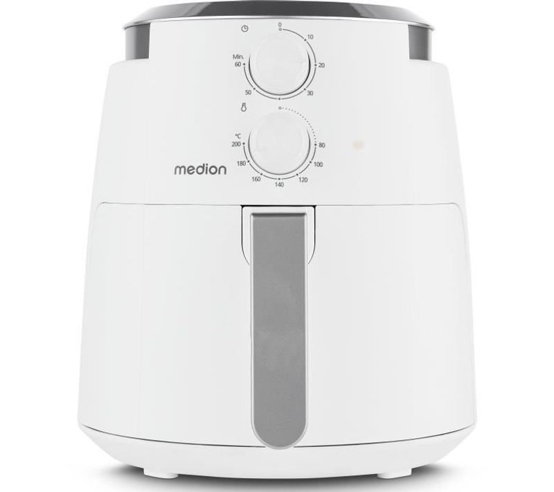 Friteuse à Air Chaud - Md13020 - Airfryer - 1500 Watts - Minuterie 60 Min - Jusqu'a 200°c - 4,7 L