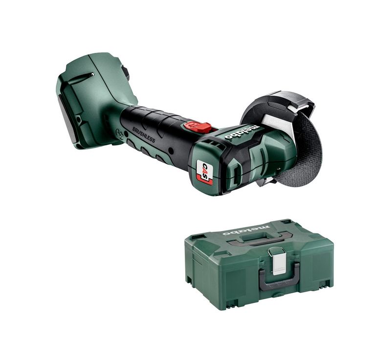 Meuleuse D'angle 18v Cc 18 Ltx Bl D76mm (sans Batterie Ni Chargeur) + Coffret Metabox - Metabo - 600